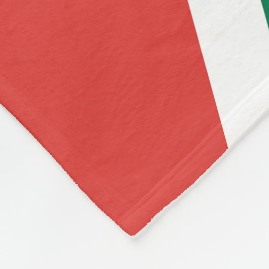 Südafrikanische Flagge Fleecedecke (Ecke)