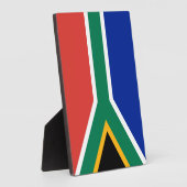 Südafrikanische Flagge Fotoplatte (Seite)