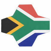 Südafrikanische Flagge Fußball (Flach)