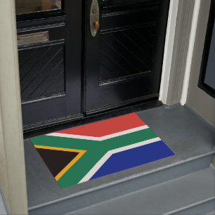 Südafrikanische Flagge Fußmatte
