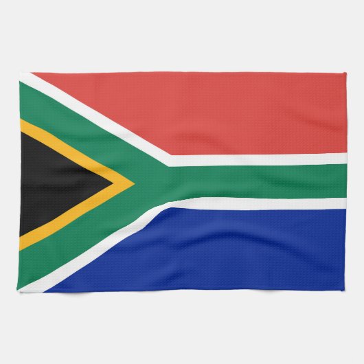Südafrikanische Flagge Geschirrtuch (Horizontal)