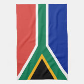 Südafrikanische Flagge Geschirrtuch (Vertikal)