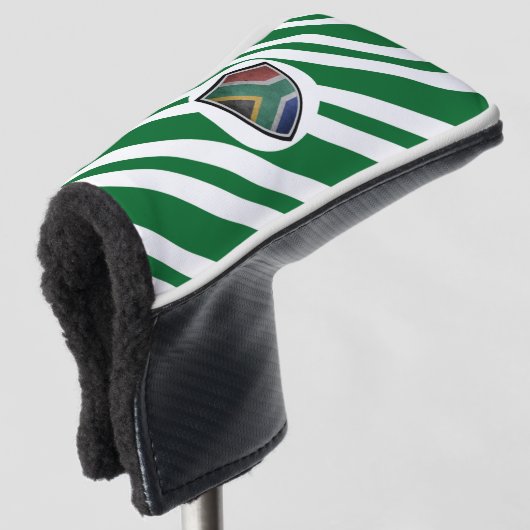 Südafrikanische Flagge Golf Headcover (3/4 Vorderseite)