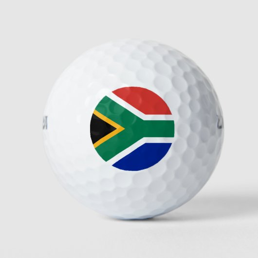 Südafrikanische Flagge Golfball (Vorderseite)