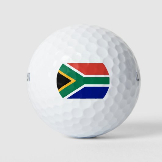 Südafrikanische Flagge Golfball (Vorderseite)