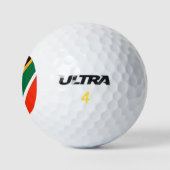 Südafrikanische Flagge Golfball (Logo)