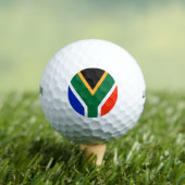 Südafrikanische Flagge Golfball (Insitu T-Shirt)