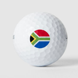 Südafrikanische Flagge Golfball