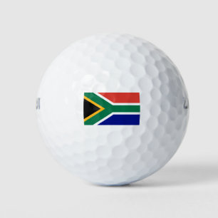 Südafrikanische Flagge Golfball