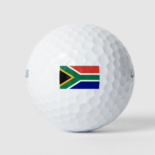Südafrikanische Flagge Golfball (Vorderseite)