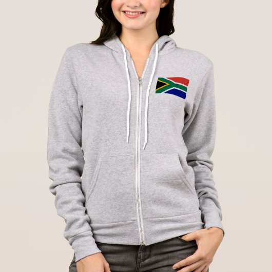 Südafrikanische Flagge Hoodie (Vorderseite)