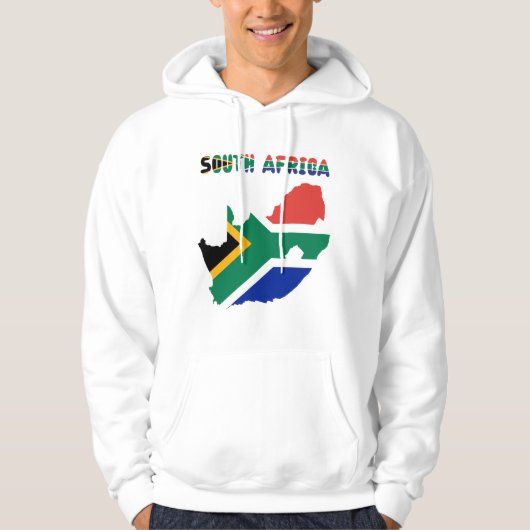 Südafrikanische Flagge Hoodie (Vorderseite)