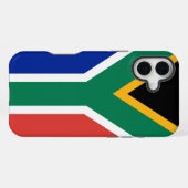 Südafrikanische Flagge iPhone Hülle (Rückseite (Horizontal))
