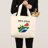 Südafrikanische Flagge Jumbo Stoffbeutel (Vorderseite (Produkt))