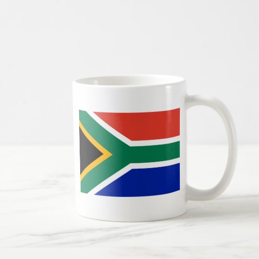Südafrikanische Flagge Kaffeetasse (Rechts)