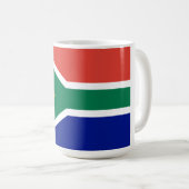 Südafrikanische Flagge Kaffeetasse (VorderseiteRechts)