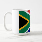 Südafrikanische Flagge Kaffeetasse (Links)
