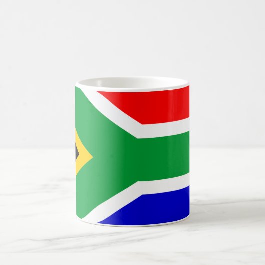 Südafrikanische Flagge Kaffeetasse (Mittel)