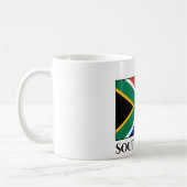 Südafrikanische Flagge Kaffeetasse (Links)