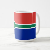 Südafrikanische Flagge Kaffeetasse (VorderseiteRechts)