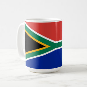 Südafrikanische Flagge Kaffeetasse