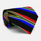 Südafrikanische Flagge Krawatte (Gerollt)