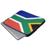 Südafrikanische Flagge Laptopschutzhülle (Vorne Knopf)