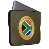 Südafrikanische Flagge Laptopschutzhülle (Vorne Rechts)
