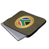 Südafrikanische Flagge Laptopschutzhülle (Vorne Knopf)