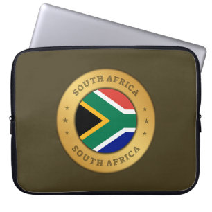 Südafrikanische Flagge Laptopschutzhülle