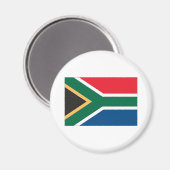 Südafrikanische Flagge Magnet (Vorderseite/Rückseite)