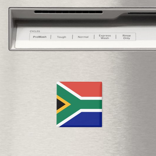Südafrikanische Flagge Magnet (In Situ (Geschirrspüler))