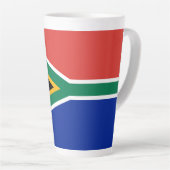 Südafrikanische Flagge Milchtasse (Rechte Ecke)