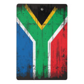 Südafrikanische Flagge Mini Klemmbrett (Rückseite)