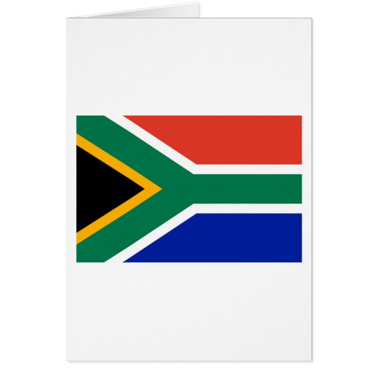 Südafrikanische Flagge - MUSEUM Zazzle-Vorlage (Vorne)