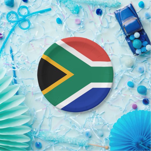 Südafrikanische Flagge Pappteller (Party)