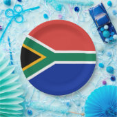 Südafrikanische Flagge Pappteller (Party)