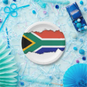 Südafrikanische Flagge Pappteller (Party)