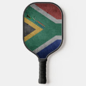 Südafrikanische Flagge Pickleball Schläger (Rückseite)