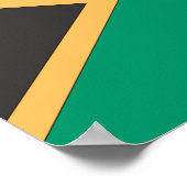 Südafrikanische Flagge Poster (Ecke)