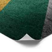 Südafrikanische Flagge Poster (Ecke)
