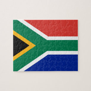 Südafrikanische Flagge Puzzle
