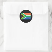 Südafrikanische Flagge Runder Aufkleber (Tasche)