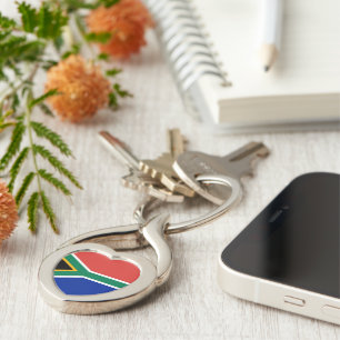 Südafrikanische Flagge Schlüsselanhänger
