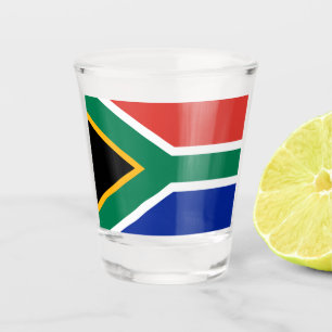Südafrikanische Flagge Schnapsglas