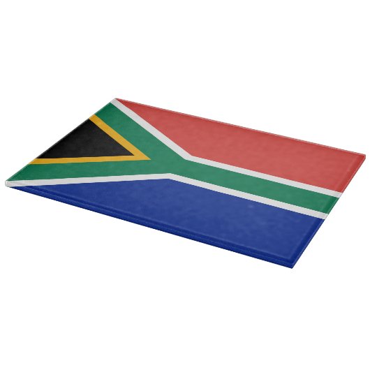 Südafrikanische Flagge Schneidebrett (Ecke)