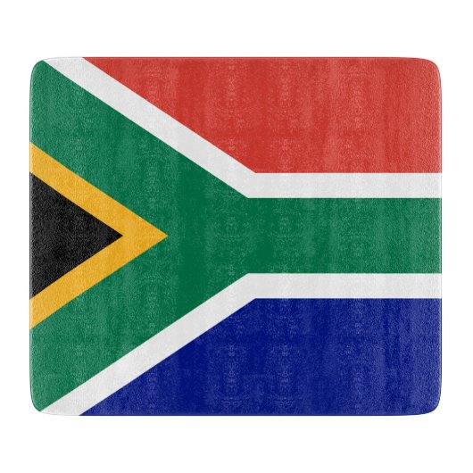 Südafrikanische Flagge Schneidebrett (Vorderseite)
