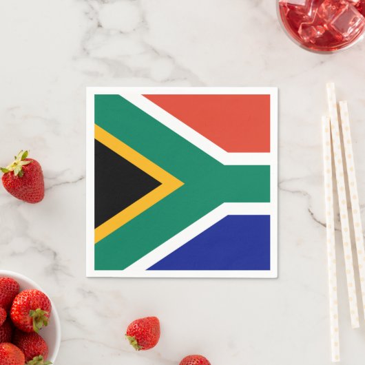 Südafrikanische Flagge Serviette (Beispiel)