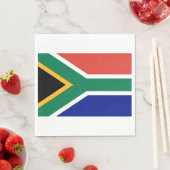 Südafrikanische Flagge Serviette (Beispiel)