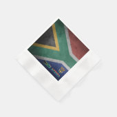 Südafrikanische Flagge Serviette (Ecke)